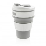 Foldable silicone cup, grey