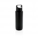 Light up logo leak proof flask, black