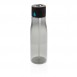 Aqua hydration tracking bottle with spout, black